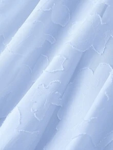 SHEIN MOD 女士时尚优雅雪纺露背吊带连衣裙 - 淺藍色 - 查看 6