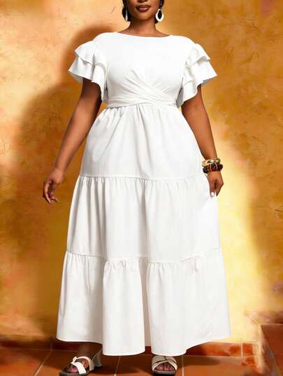 chinese dress ladies ECB Exclusive: Most Admired Maxi Dress , White  Everyday Chic Boutique