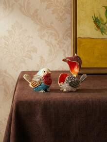 Cirelle 1个便携式首饰收纳盒，精致小巧的多隔层设计，防氧化旅行必备，可收纳戒指、项链、耳环等，7个隔层，适合旅行、结婚纪念日送礼，可收纳项链钩、手链夹、耳环和戒指，非常适合圣诞节、万圣节、复活节、情人节、生日等节日作为礼物，也是独特的送礼佳品。 - 彩色 - 查看 4