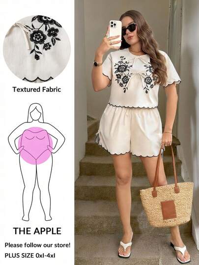 Comfylo Bộ đồ 2 mảnh áo và quần short in hoa cỡ lớn, trang phục thường ngày cho kỳ nghỉ, bộ đồ đi nghỉ mát cho nữ, bộ đồ 2 mảnh thường ngày cho nữ, trang phục mùa xuân cho nữ, trang phục mùa hè cho nữ, áo trắng, trang phục đi xem hòa nhạc đồng quê, phong cách đồng quê cho nữ, trang phục đi nghỉ mát mùa hè cho nữ, bộ đồ thường ngày cho nữ, trang phục đi biển cho nữ, trang phục lễ hội cho nữ, trang phục mùa hè cho nữ.
