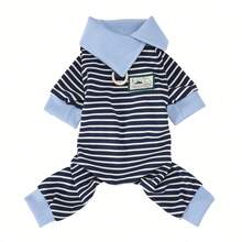 PETSIN 狗狗服装、猫咪服装、小型动物服装、春夏新品、猫咪服装、休闲服装、居家狗狗服装、小型动物连体衣 - 彩色 - 查看 12