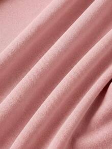 SHEIN MOD 女士复古黑色鱼骨纹无袖连衣裙，适合春夏穿着，可作晚礼服、正式礼服、舞会礼服、黑色长裙、伴娘礼服、返校节礼服、文艺复兴风格连衣裙、复古连衣裙 - 粉色 - 查看 5