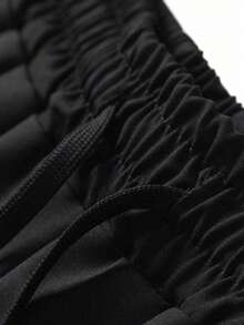 Gym Rark Shorts Esportivos Masculinos com Estampa de Asa, Cintura com Cordão, Dupla Camada, Academia - Preto - Visão 3