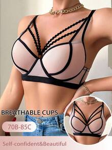 1件女士钢圈文胸 - 杏色 - 查看 4