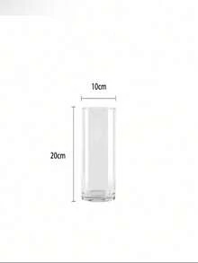 亚克力透明圆柱花瓶套装，高落地花瓶，不易碎塑料花瓶，适用于客厅、书桌、婚礼中心花束装饰，尺寸多样 - 無色 - 查看 16