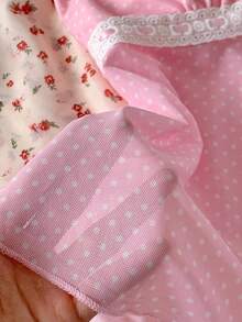 Comfortcana 女士蕾丝边蝴蝶结装饰休闲百搭日常穿搭吊带背心 - 彩色 - 查看 9