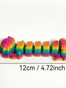 A 3D Printed Dog Model Toy, Stress Toy, Sensory Toy, Squishy Toy, Kids Toy, Cute And Easy To Carry, Color In Rich, A Great Gift For After Class, Christmas, Birthday And Holiday. - Multicolor - View 6