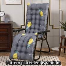 1 Piece Printed Sun Lounger Cushion Pad, High Back Thick Rocking Chair Cushion For Garden, Patio, Relax Recliner, Indoor, Outdoor - Multicolor - View 8