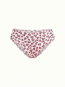 3pcs Women's Panties With Lovely Heart Print, Ruffled Trim, Soft & Smooth Fabric, Comfortable Casual Underwear - Multicolor - View 7