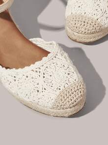 Styleloop Giày sandal đế xuồng cao gót dành cho nữ - Màu be - Xem 3