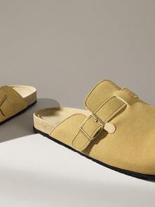 Solecia Men's New Slip-On Half-Covered Sandals, Comfortable And Versatile - Brown - View 5