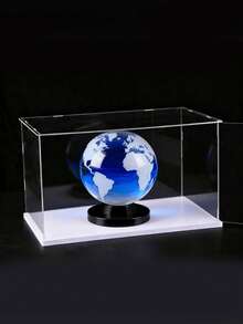 1 Piece Of Transparent White Acrylic Collectible Display Cabinet-Dustproof Storage Box, Suitable For Statues, Models, Dolls-Art Storage Display Rack - White - View 8