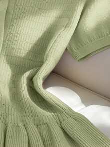 2026 Nuevo Cárdigan casual, elegante y versátil de primavera/verano para mujer,Adecuado para vacaciones, ir al trabajo, vacaciones de verano, ropa de playa, elegante. - Verde - Ver 5