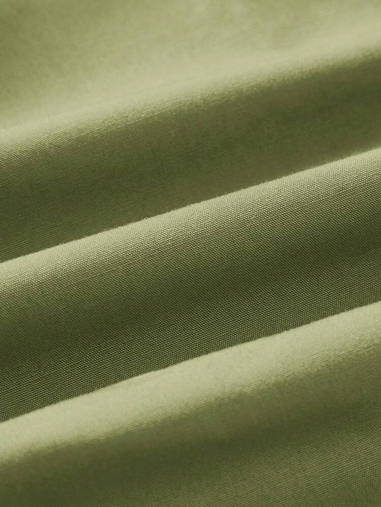 SHEIN Maija Neck Tie Backless Ruffle Hem Loose Blouse, Urban Style For Women In Autumn