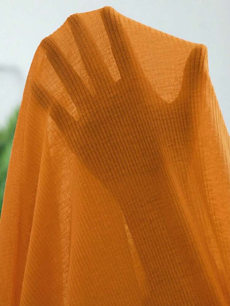 Plus Size Casual Solid Color Batwing Sleeve Jacket