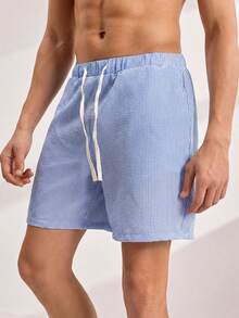Driftmere 2-Pack Men Casual Woven Striped Mid-Rise Drawstring Straight Leg Shorts Men Striped Drawstring Shorts Men Lounge Shorts Men Summer Shorts Men Vacation Clothes Matching Men Shorts Men Striped Lounge Shorts Men Drawstring Shorts Men Vacation Shorts Matching Striped Shorts Father's Day – A Fathers Day Gift Guide - Multicolor - View 5