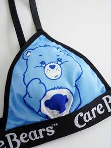 SHEIN X Care Bears 女士字母卡通印花休闲内衣套装 - 粉色 - 查看 11