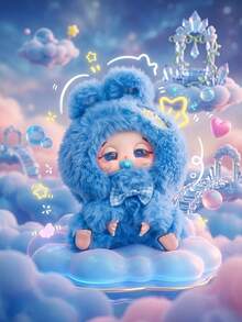 POKOJA LAND Hộp mù, Hộp mù bất ngờ. Thiết kế theo phong cách gia đình thoải mái, Thiết kế biểu cảm độc đáo, Hộp mù hình tượng dễ thương và thời trang, Đồ trang trí bàn độc đáo, Món đồ được các nhà sưu tập yêu thích và là lựa chọn tuyệt vời làm quà tặng Giáng sinh cho người khác. (Không nhồi bông) - Hộp mù xu hướng - Xem 3