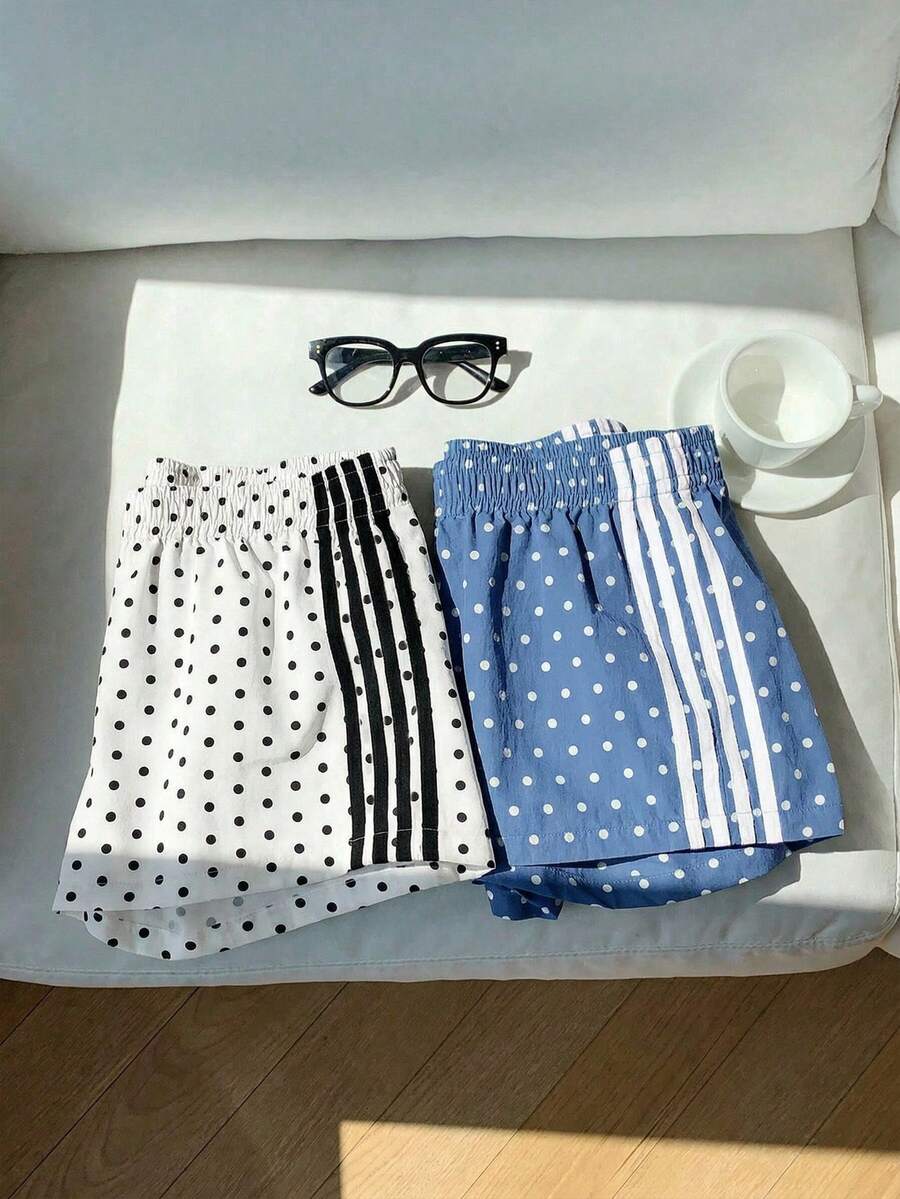 Comfortcana 2 chiếc quần short nữ mùa hè chấm bi phối màu tương phản, thích hợp cho thể thao, kỳ nghỉ, lễ tốt nghiệp, ngày thi đấu World Cup, thích hợp cho mùa hè, thích hợp cho kỳ nghỉ, váy in chấm bi, chấm bi tròn, chấm Ducati, váy mùa hè, thích hợp cho đi làm hàng ngày, hẹn hò, tiệc tùng, mùa thu đông hè, Giáng sinh, Năm mới, Lễ Tạ ơn, Tiệc tùng, Đám cưới, Bãi biển, Lễ tốt nghiệp, Thời trang, Thanh lịch, Thường ngày, Đi chơi, Hẹn hò, Đặt chỗ, Đi làm, Lấp lánh, Ngày Valentine, Thanh lịch, Kỳ nghỉ, Thường ngày, Y2K, Đi chơi, Lễ tốt nghiệp, v.v. - Nhiều màu - Xem 1