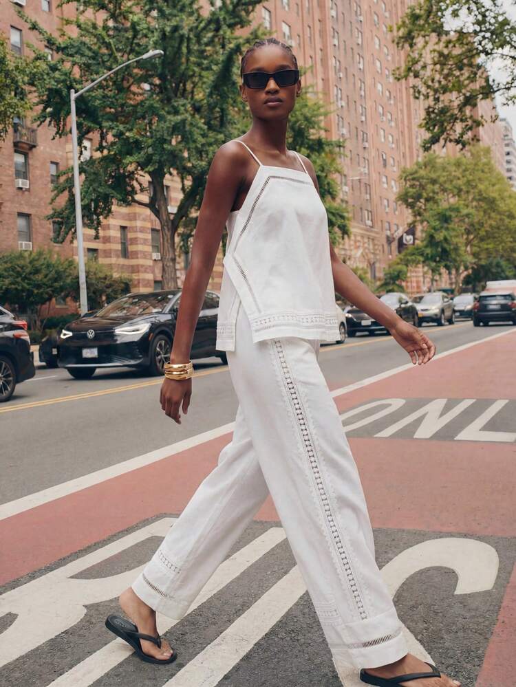 SHEIN Maija MAIJA Elegant High Waist Straight Leg Tailored Fitted Pants