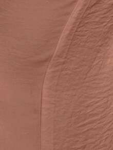 MUSERA Große Größen Mittlere Taille Weite Bein Hose mit Kordelzug Taille, Urlaubsmode, elegante Ferien, süßer Sommer Frühling - Altrosa - Übersicht 6