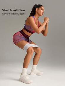 OutZeal Quần legging thể thao nữ, quần tập gym, chạy bộ, cạp cao, có túi bên hông, quần năng động. - Đỏ và trắng - Xem 3