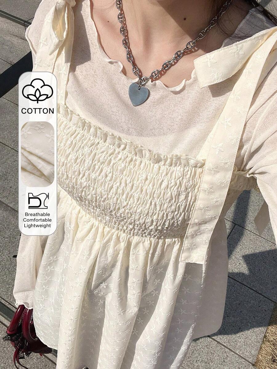 FRIFUL Women's Fashionable Vacation Cute Style Cami Top Summer Boho - White - View 1