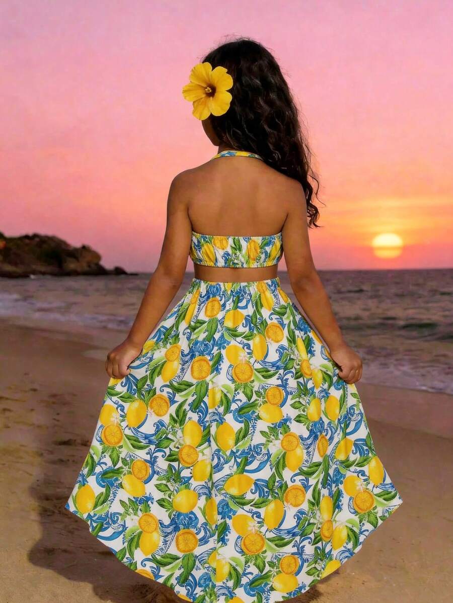 Sparklyn Đầm maxi dài thướt tha, thoáng mát nhưng vẫn tôn dáng, thích hợp cho bé gái tuổi teen đi nghỉ hè ở bãi biển. - Nhiều màu - Xem 1