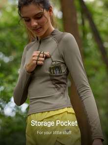 In My Nature Outdoor Wear Women's Elastic & Skin-Friendly T-Shirt & Tank Top For Camping, Hiking, Sports, City Commuting - Camel - View 3