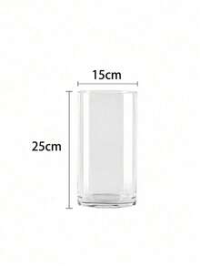 亚克力透明圆柱花瓶套装，高落地花瓶，不易碎塑料花瓶，适用于客厅、书桌、婚礼中心花束装饰，尺寸多样 - 無色 - 查看 17