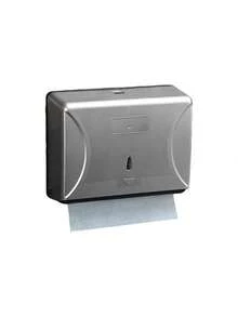 A High-Capacity ABS High-Hardness New Plastic Hand Towel Dispenser With Hole-Punching/Void-Free Mounting Accessories Available In Multiple Colors. Bathroom Hand Towel Holder, Wall-Mounted Void-Free Hand Towel Box, Kitchen Wall-Mounted Waterproof Tissue Box - Silver - View 5