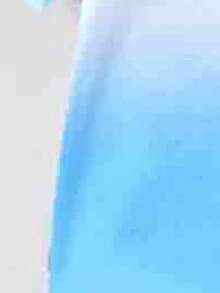 2件組小男孩休閒椰子樹漸層印花短袖T恤與短褲套裝，舒適日常穿著，適合春夏 - 彩色 - 查看 6