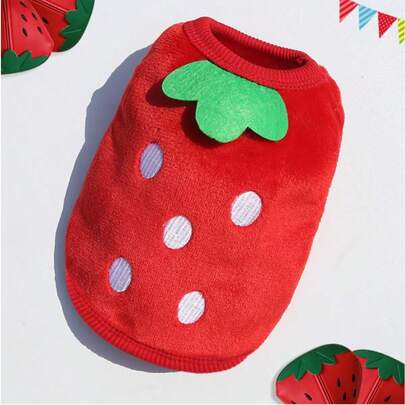 1pc Pet Clothes, Soft Cute Comfortable Short Flannel Transformation Outfit , For Dogs & Cats