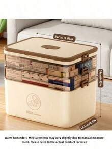 Large Capacity Family Medicine Storage Box - Portable First Aid Kit With Sliding Doors, Foldable Design For Easy Organization - Multicolor - View 12