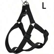 1PC Nylon Adjustable Pet Triangle Chest Strap Harness, Suitable For Indoor And Outdoor Use - Black - View 8