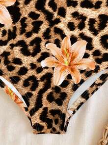 SHEIN Baddräkt i ett stycke för babyflickor, avslappnad och minimalistisk, passar för sommaren - Multifärgad - Visa 6