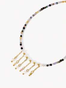 Opalesca 18K Gold Plated,Women's Beaded Bracelet,Premium/Elegant/Classy/Dailywear/Minimalist,Pearl/Crystal,For Mom/Women/Girl/Mother,Summer/Beach/Prom/Party/Holiday/Vacation,Engagement/Wedding/Promise,Bride,Heart/Floral,Fairycore/Mermaid Core - Multicolor - View 5