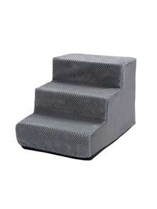 1pc Dog Bed Step Small Dog Senior Dog Ramp Bedside Sofa Pet Right Angle Climbing Ladder Dog Stairs - Multicolor - View 6