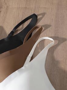 Set de 3 sujetadores inalámbricos sin costuras para mujer - Multicolor - Ver 8