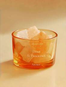 1 PC Glass Cup With Natural Crystal Aroma Stone Decorative Diffuser For Essential Oils Room Fragrance Modern Home Decor Gift For Her Trending - Multicolor - View 14