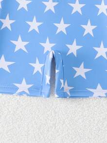 男童星条印花可爱连体泳衣 - 彩色 - 查看 6