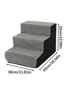 1pc Dog Bed Step Small Dog Senior Dog Ramp Bedside Sofa Pet Right Angle Climbing Ladder Dog Stairs - Multicolor - View 12