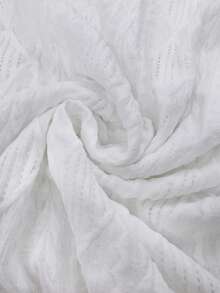 GlowEve CURVE Camiseta Plus Size Casual com Detalhes em Blocos de Cor - Branco - Ver 5