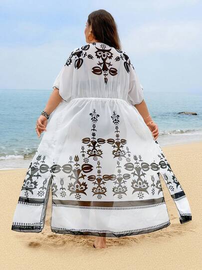 Swim Lushoire Kimono cỡ lớn