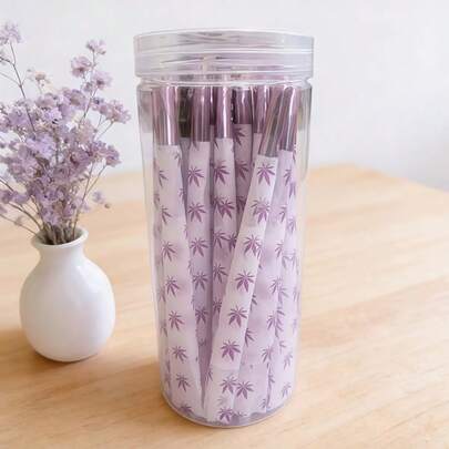 100 cuốn giấy cuốn thuốc lá hình nón cỡ lớn (King Size) có hương vị, làm từ giấy cuốn tự nhiên, siêu mỏng và cháy chậm, kèm đầu lọc/ống đựng - Giấy cuốn hình ống kèn, thích hợp làm quà tặng ngày lễ/Lễ Tình nhân, quà tặng Ngày của Cha, quà tặng Halloween, quà tặng Giáng sinh.