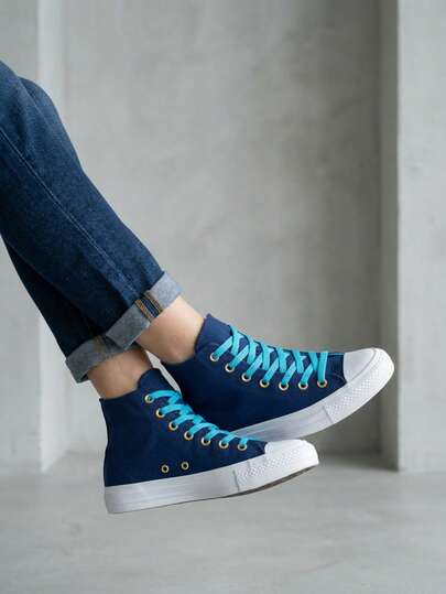 Tenis mujer hombre choclo urbano casual zapato deportivo cómodo confort moda unisex 22mx-28mx lona calidad premium colección primavera negro rosa