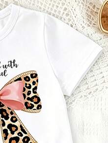 Elladie kids 女童基础款短袖T恤 - 2025新款定制尺码 - 黑色双面磨毛牛奶丝 - 样衣 - 白色 - 查看 5