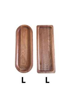 1/2pcs Acorn Wooden Tray, Long Oval, Rectangular Tray, Wooden Tray, Beauty Display Tray, Perfume Tray, Bathroom Tray, Tableware Wooden Tray, Cake Tray, Kitchen Tray, Birthday Display Rack, Garden Tray - Multiple Specifications - View 16