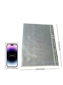 10 PCS A4 Size Korean Photo Card Binder Pages Multi Pocket Design Acid Free PP Material For Kpop Album Refill Scrapbooking Journal Supplies Now - Transparent - View 4