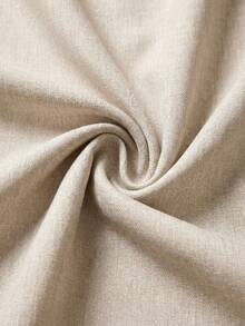 Al Najma Plus Size Women V-Neck Twist Waist Party & Casual Dress - Apricot - View 6